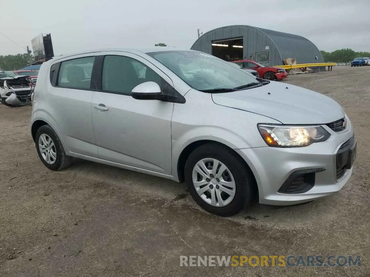 4 Photograph of a damaged car 1G1JG6SB9L4132908 CHEVROLET SONIC 2020