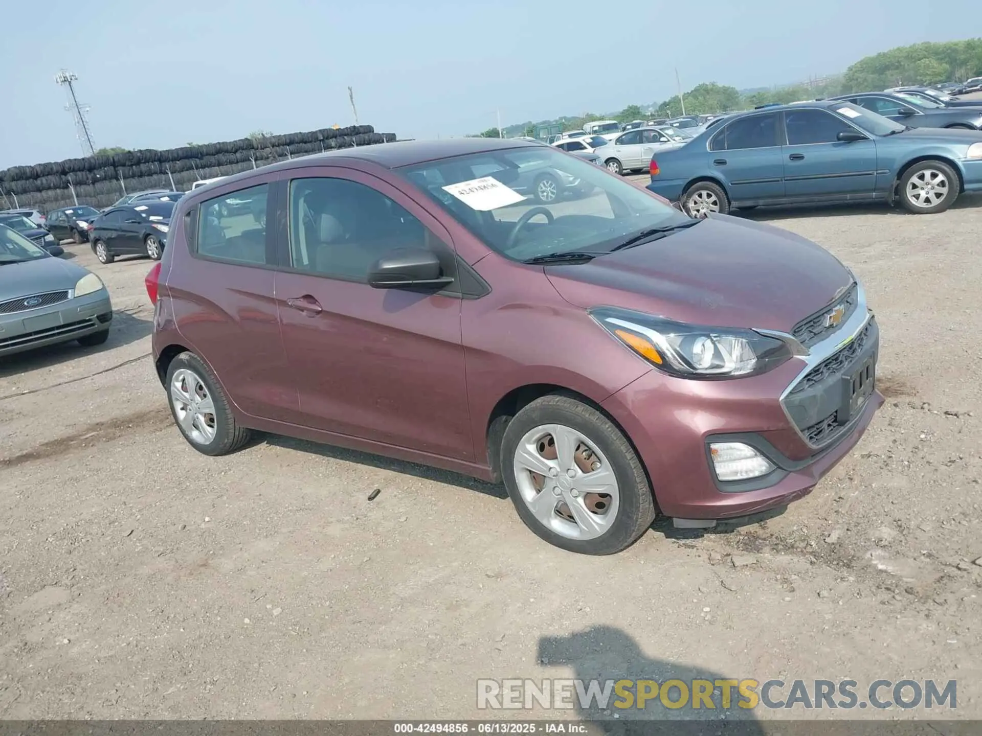 1 Photograph of a damaged car KL8CA6SA0KC722212 CHEVROLET SPARK 2019