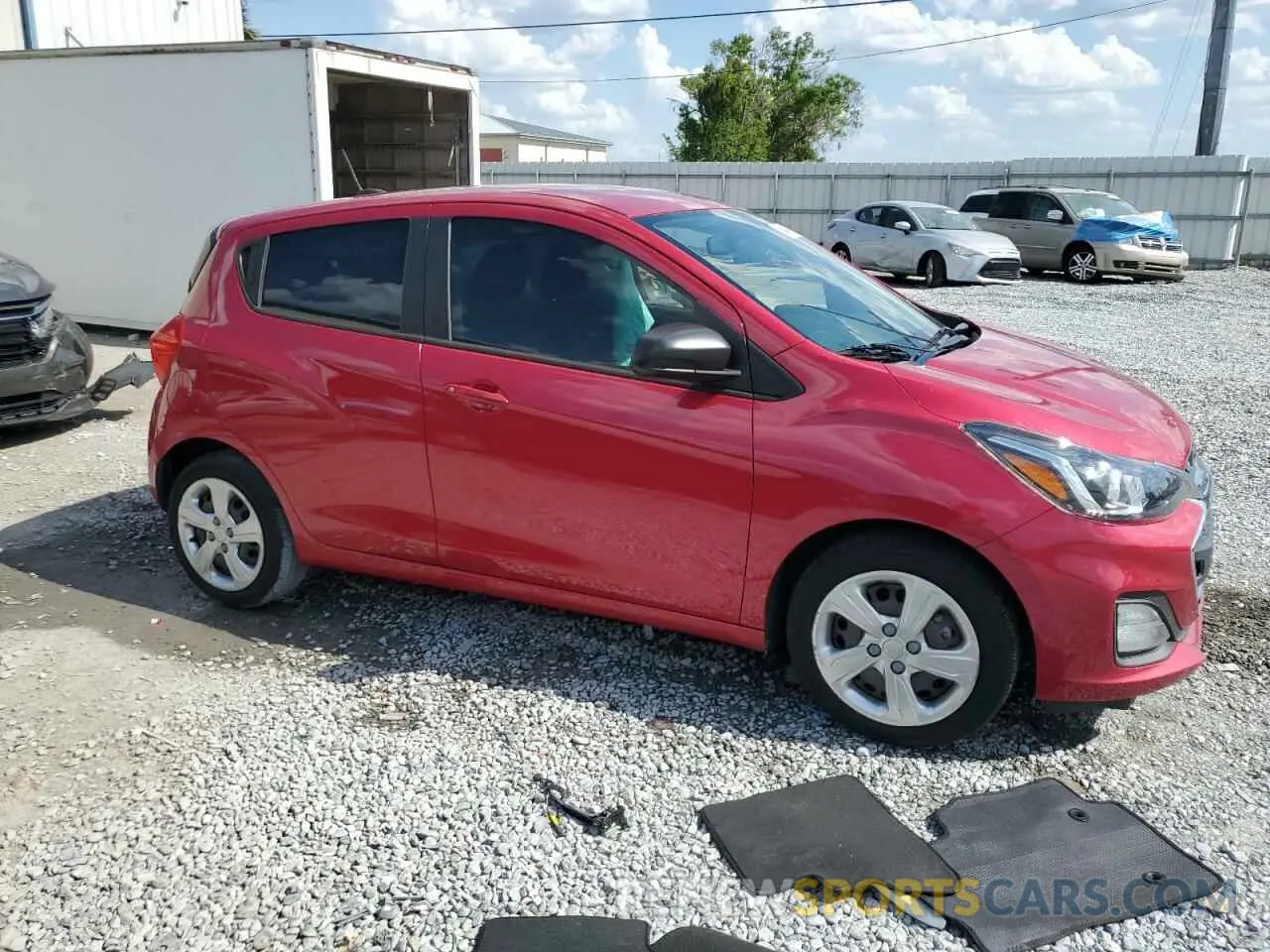 4 Photograph of a damaged car KL8CA6SA0KC809818 CHEVROLET SPARK 2019