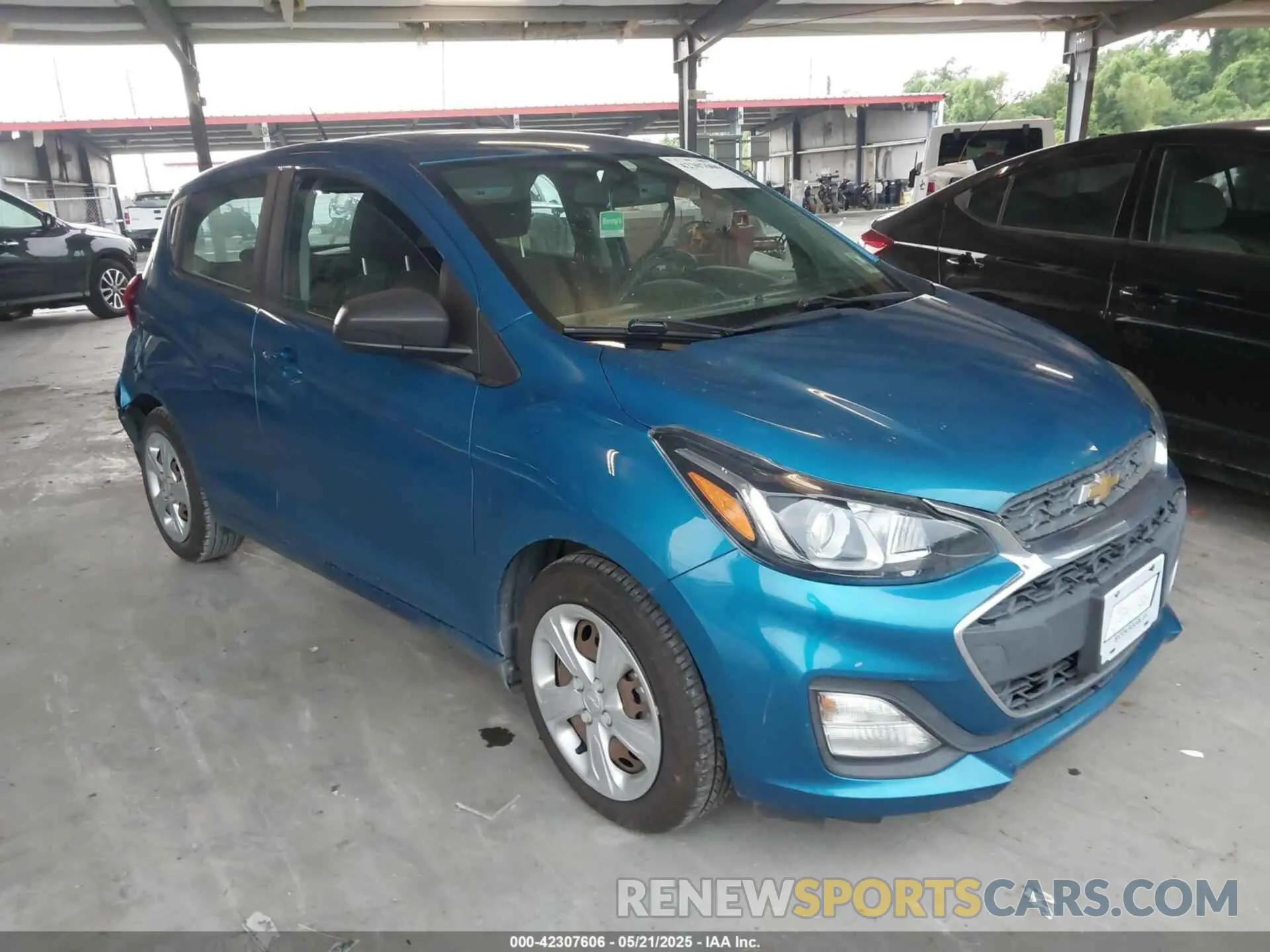 1 Photograph of a damaged car KL8CB6SA0KC704984 CHEVROLET SPARK 2019