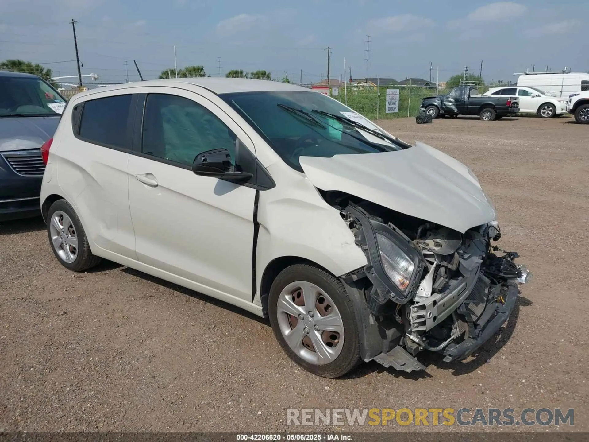 1 Фотография поврежденного автомобиля KL8CB6SA0KC705696 CHEVROLET SPARK 2019
