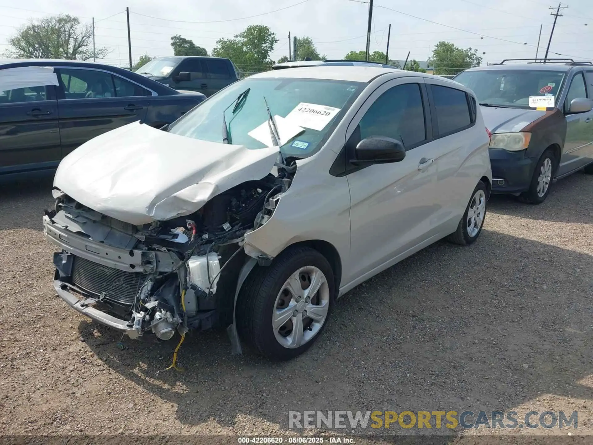 2 Фотография поврежденного автомобиля KL8CB6SA0KC705696 CHEVROLET SPARK 2019