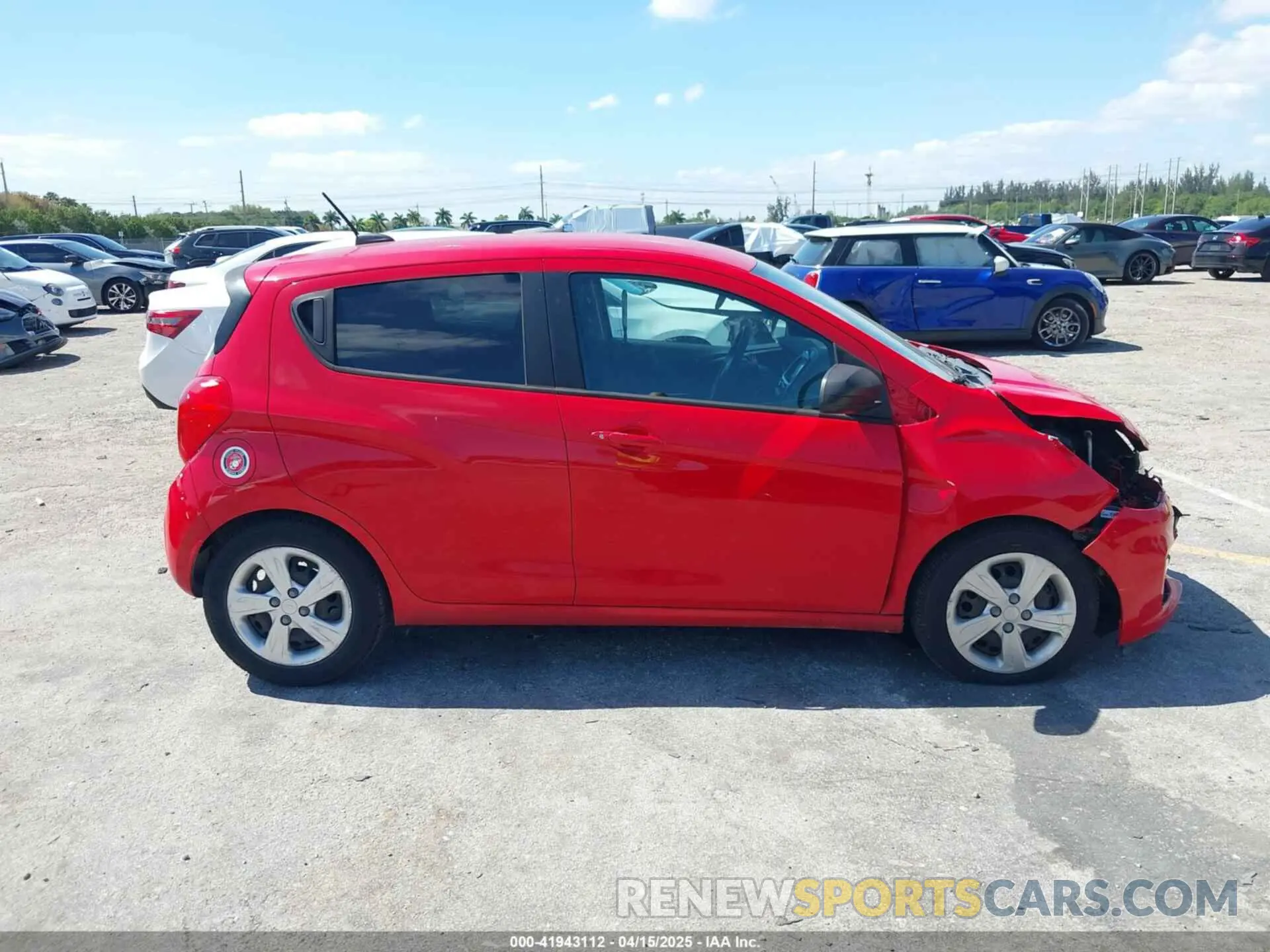 14 Photograph of a damaged car KL8CB6SA0KC764828 CHEVROLET SPARK 2019