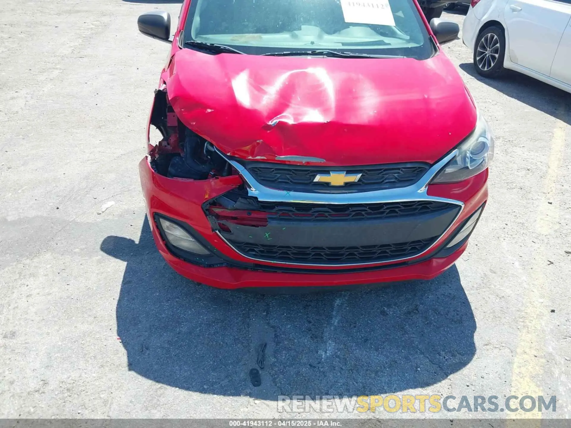 6 Photograph of a damaged car KL8CB6SA0KC764828 CHEVROLET SPARK 2019
