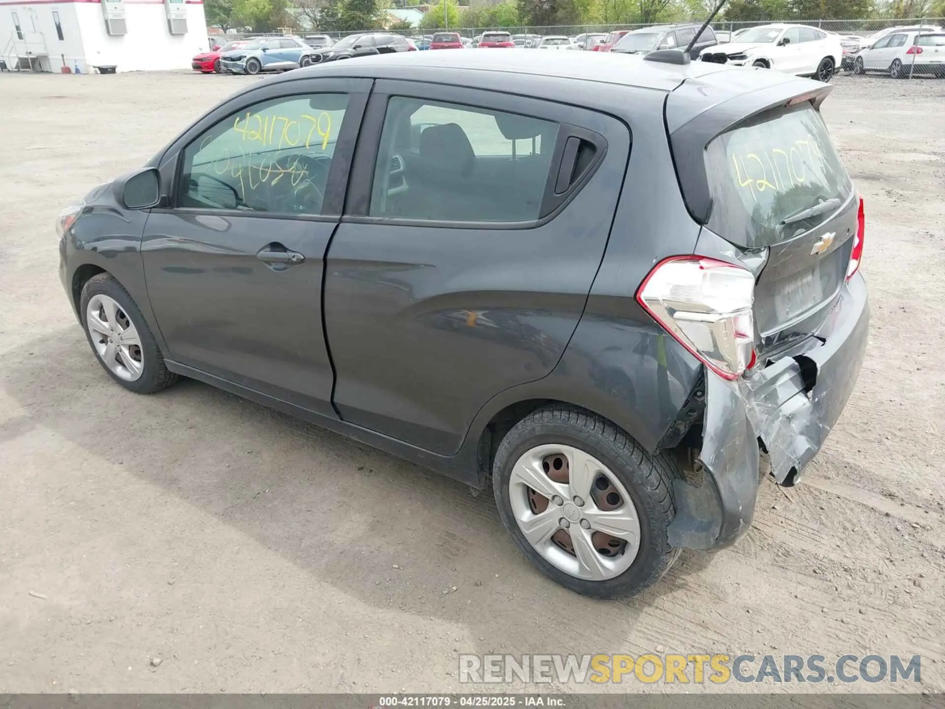 3 Photograph of a damaged car KL8CB6SA0KC765400 CHEVROLET SPARK 2019