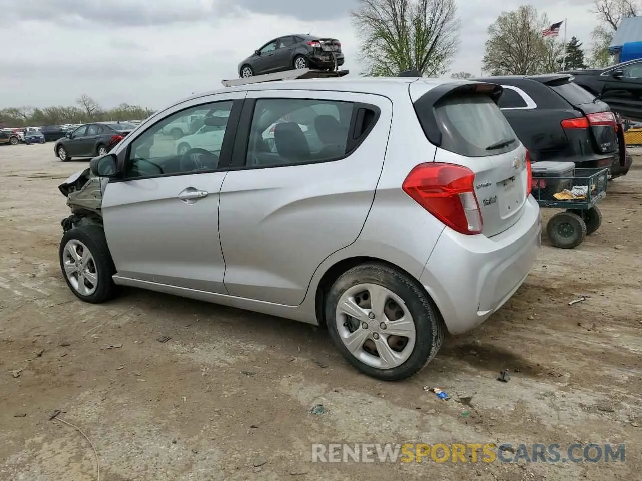 2 Фотография поврежденного автомобиля KL8CB6SA0KC787395 CHEVROLET SPARK 2019