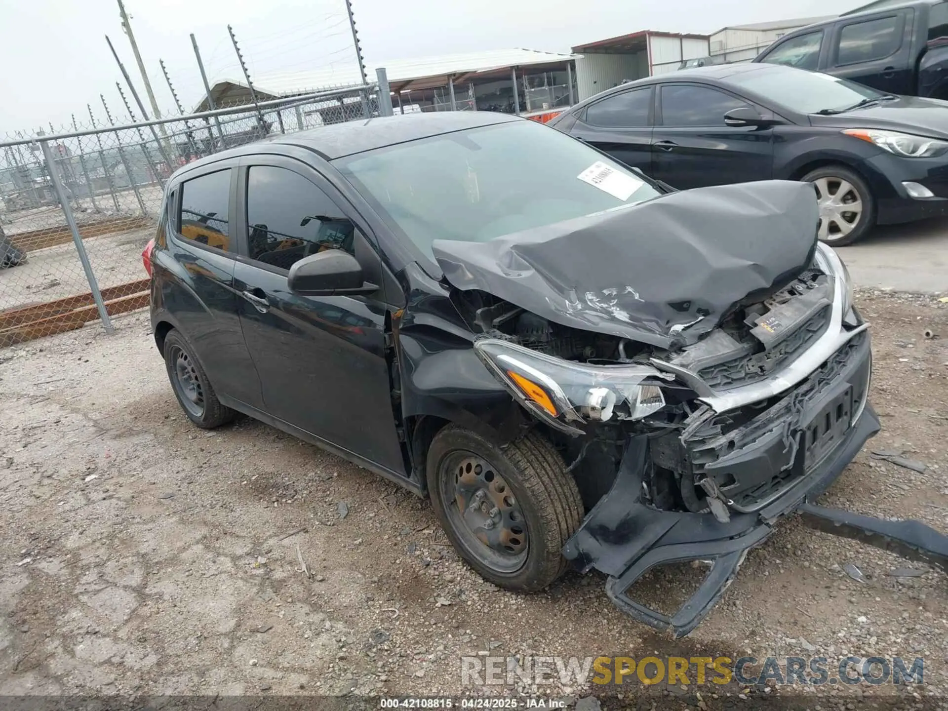 1 Photograph of a damaged car KL8CB6SA0KC820668 CHEVROLET SPARK 2019