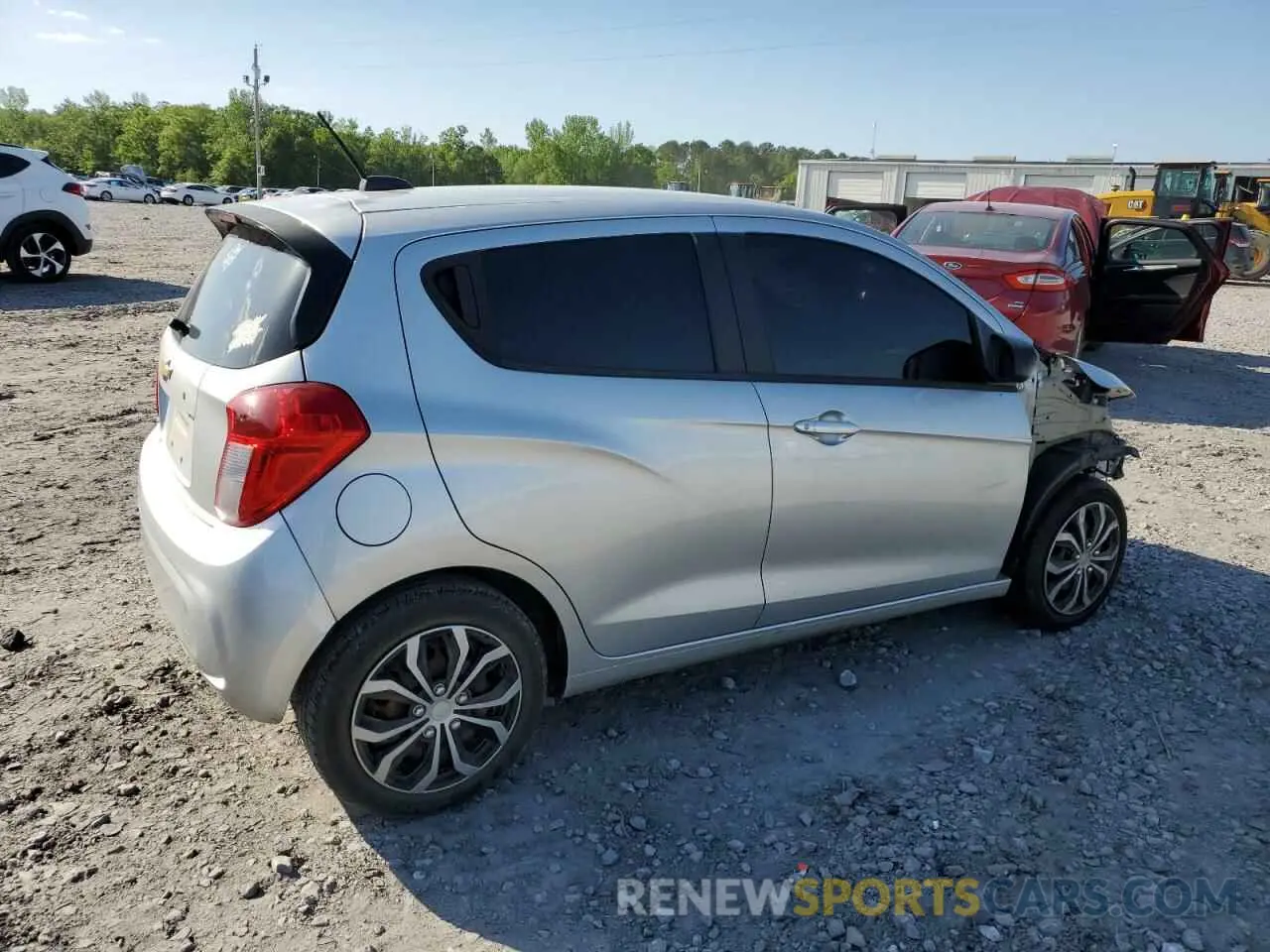 3 Фотография поврежденного автомобиля KL8CB6SA1KC736438 CHEVROLET SPARK 2019
