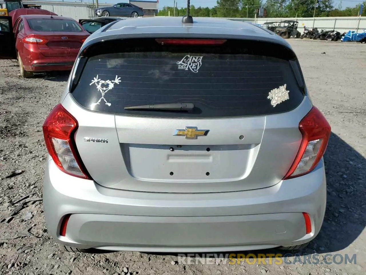 6 Фотография поврежденного автомобиля KL8CB6SA1KC736438 CHEVROLET SPARK 2019