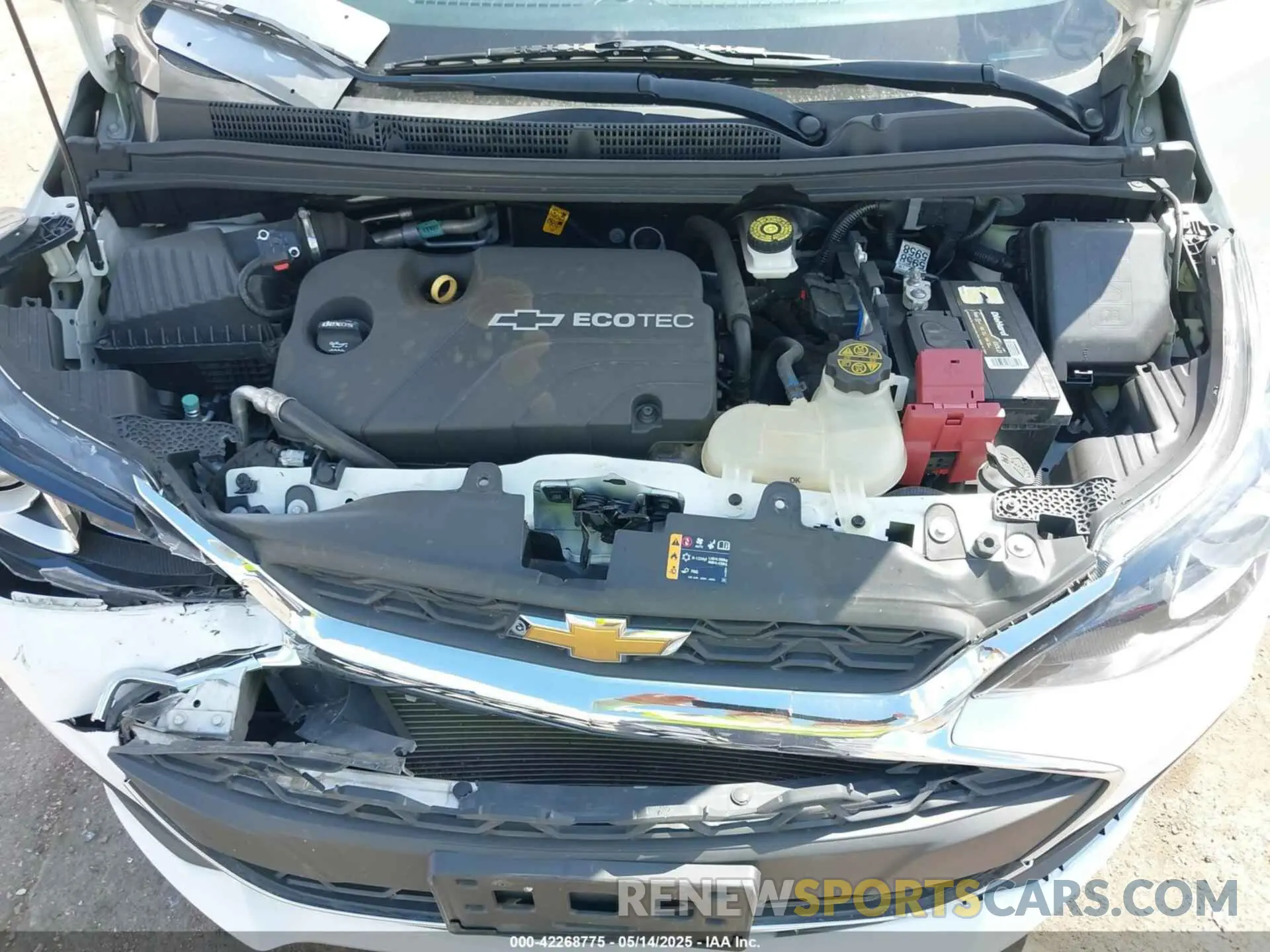 10 Photograph of a damaged car KL8CB6SA1KC751747 CHEVROLET SPARK 2019