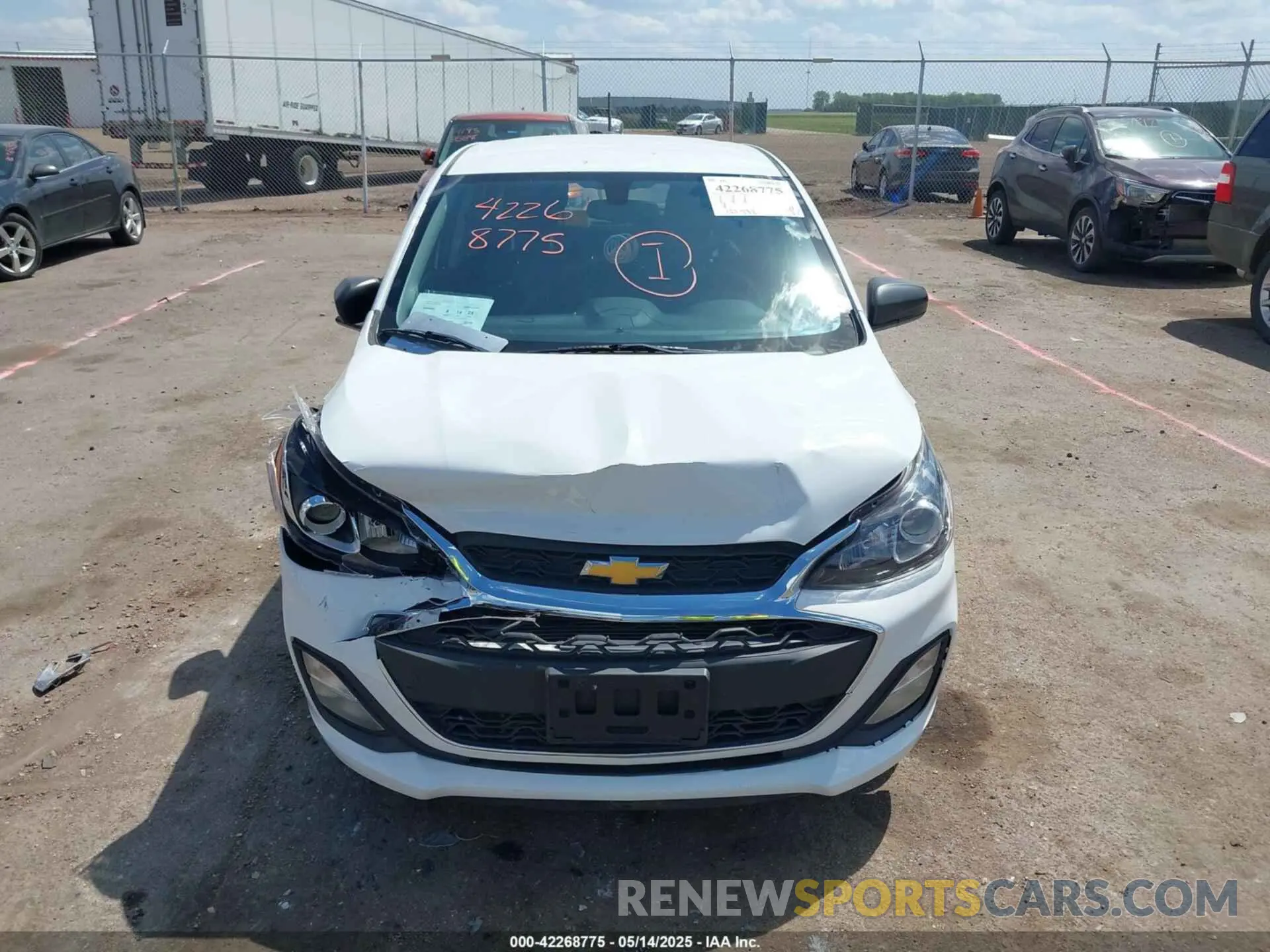 12 Photograph of a damaged car KL8CB6SA1KC751747 CHEVROLET SPARK 2019