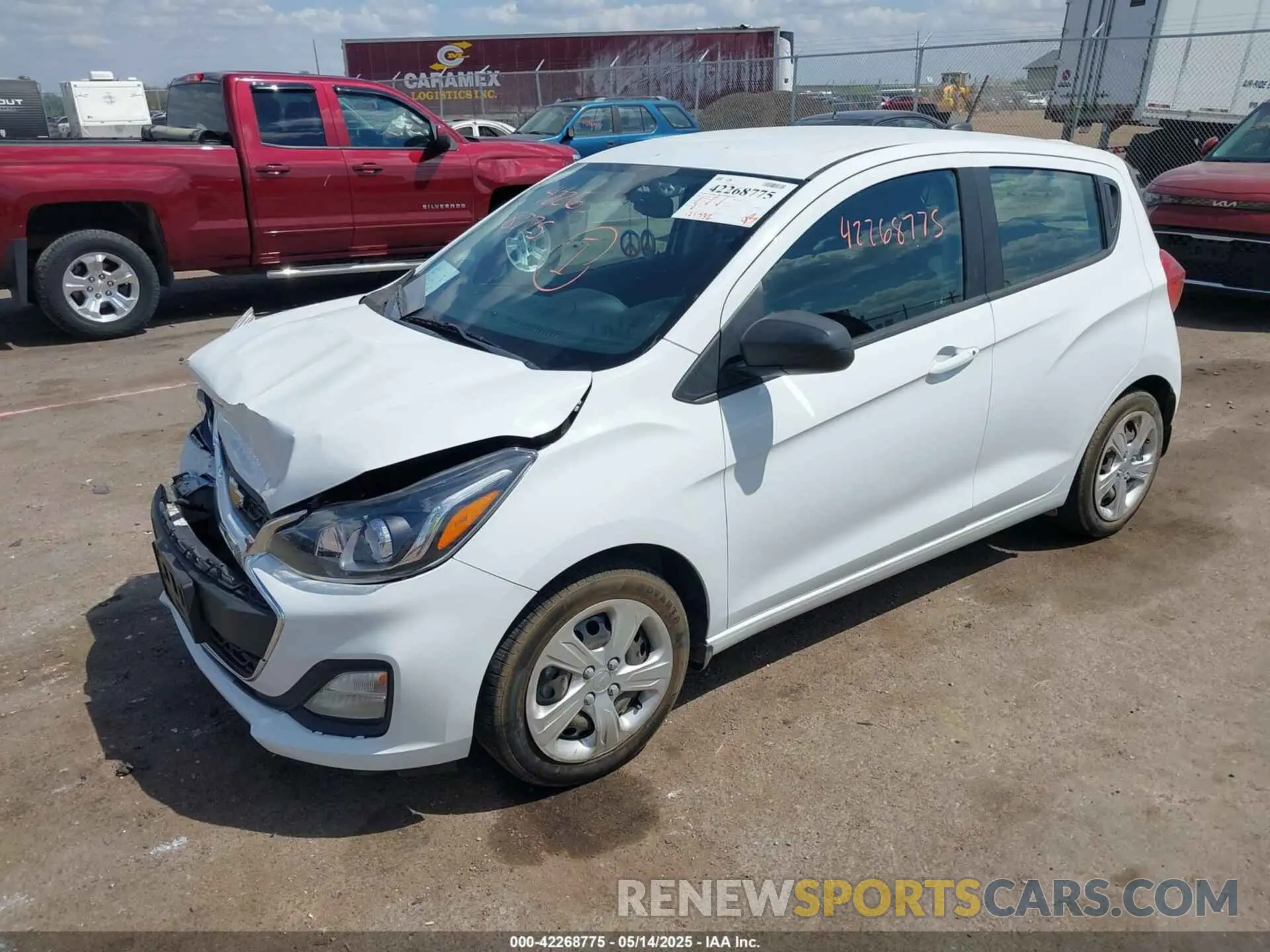 2 Photograph of a damaged car KL8CB6SA1KC751747 CHEVROLET SPARK 2019