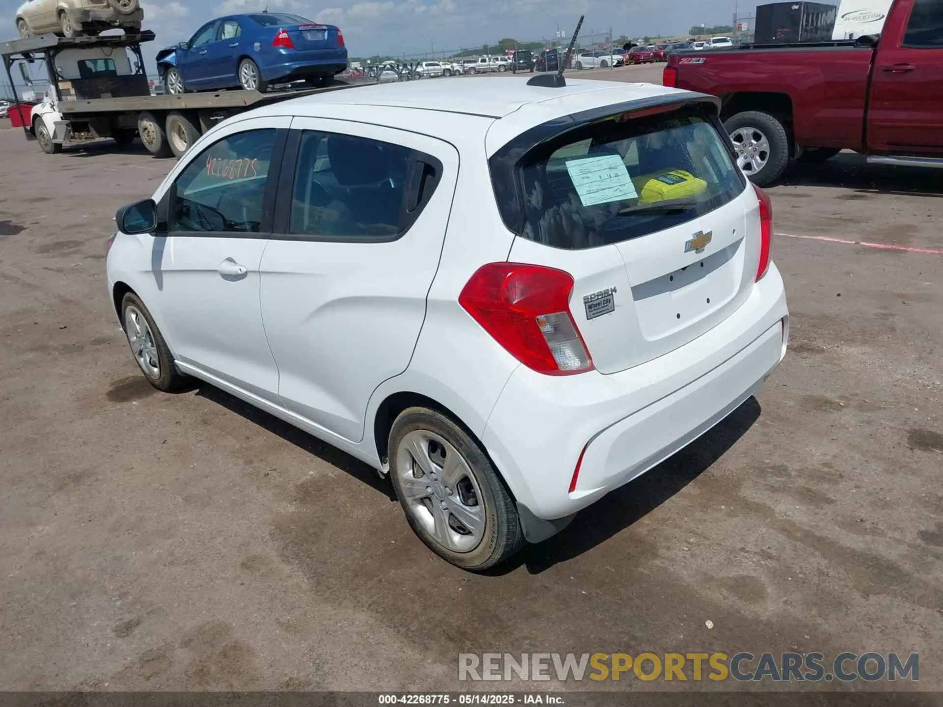 3 Photograph of a damaged car KL8CB6SA1KC751747 CHEVROLET SPARK 2019