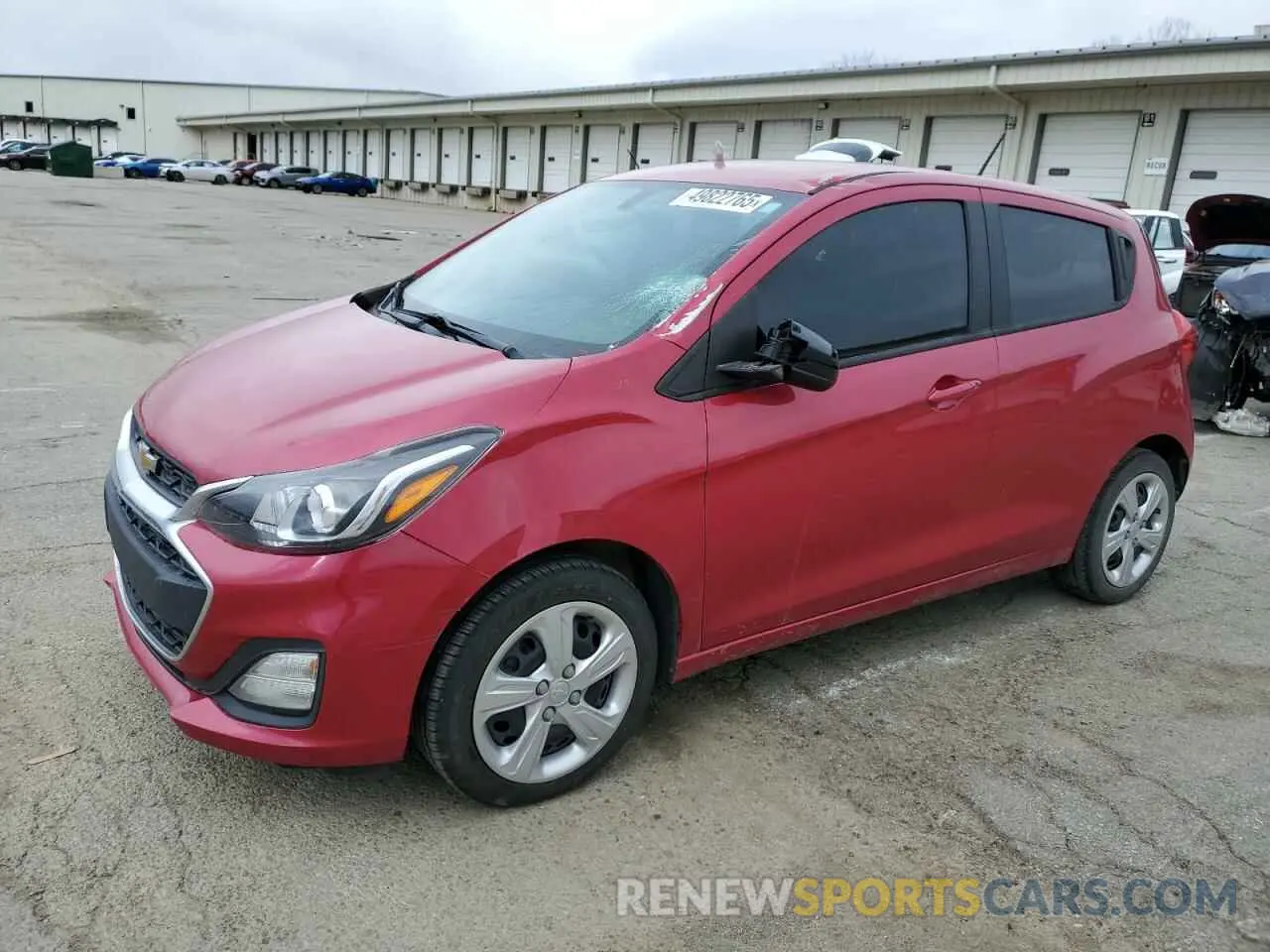 1 Photograph of a damaged car KL8CB6SA1KC800848 CHEVROLET SPARK 2019
