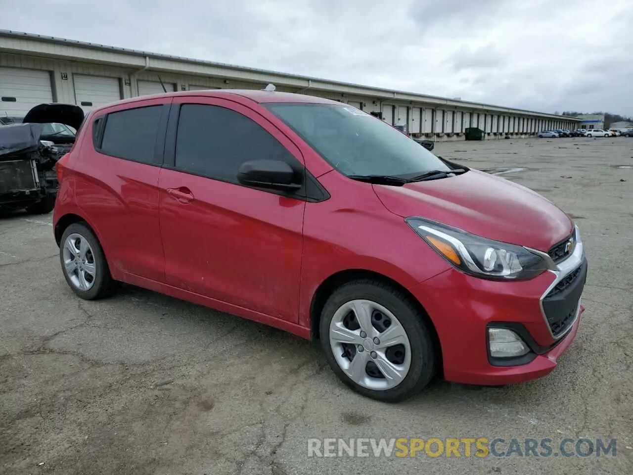4 Photograph of a damaged car KL8CB6SA1KC800848 CHEVROLET SPARK 2019