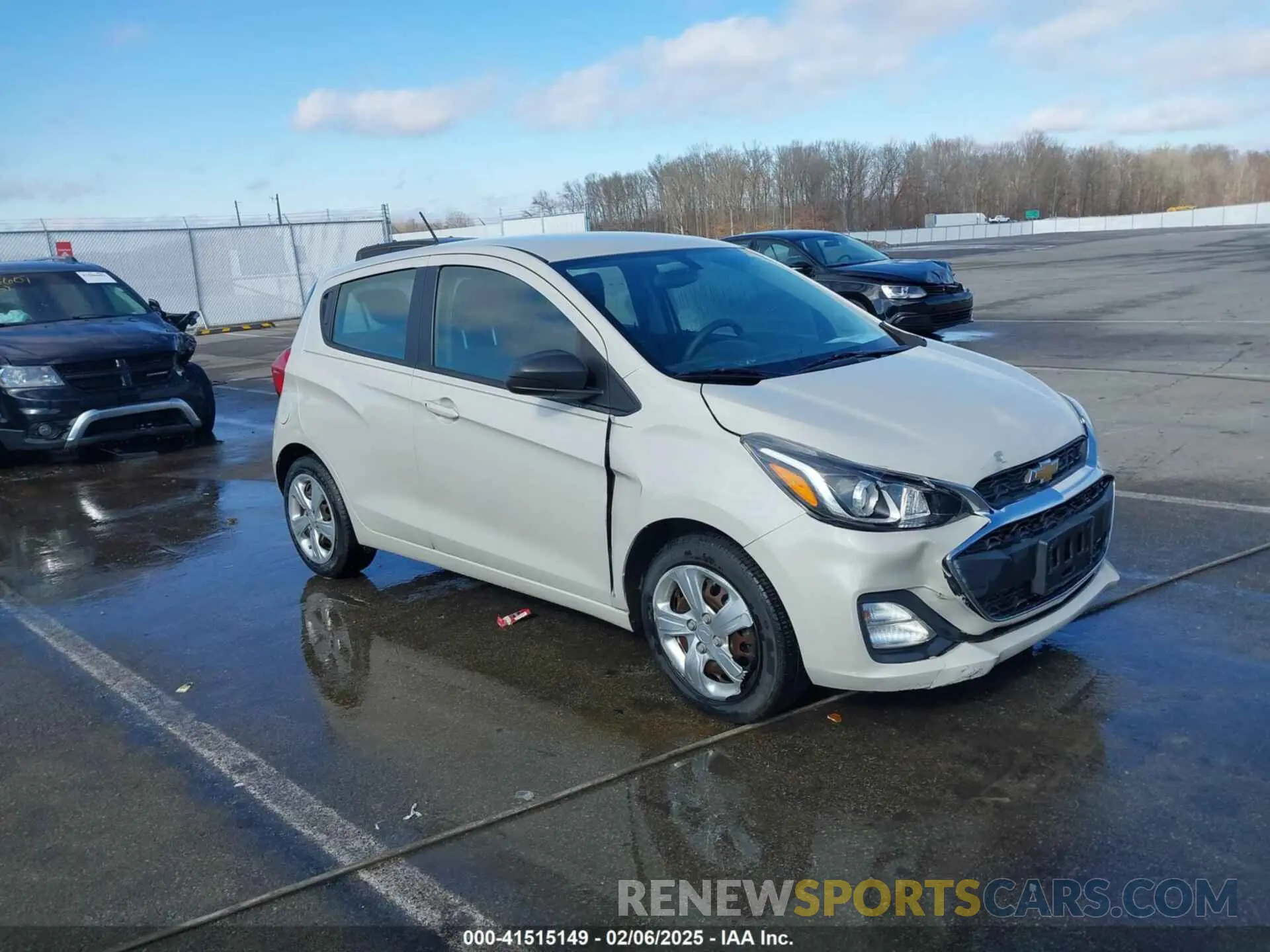1 Photograph of a damaged car KL8CB6SA1KC809419 CHEVROLET SPARK 2019