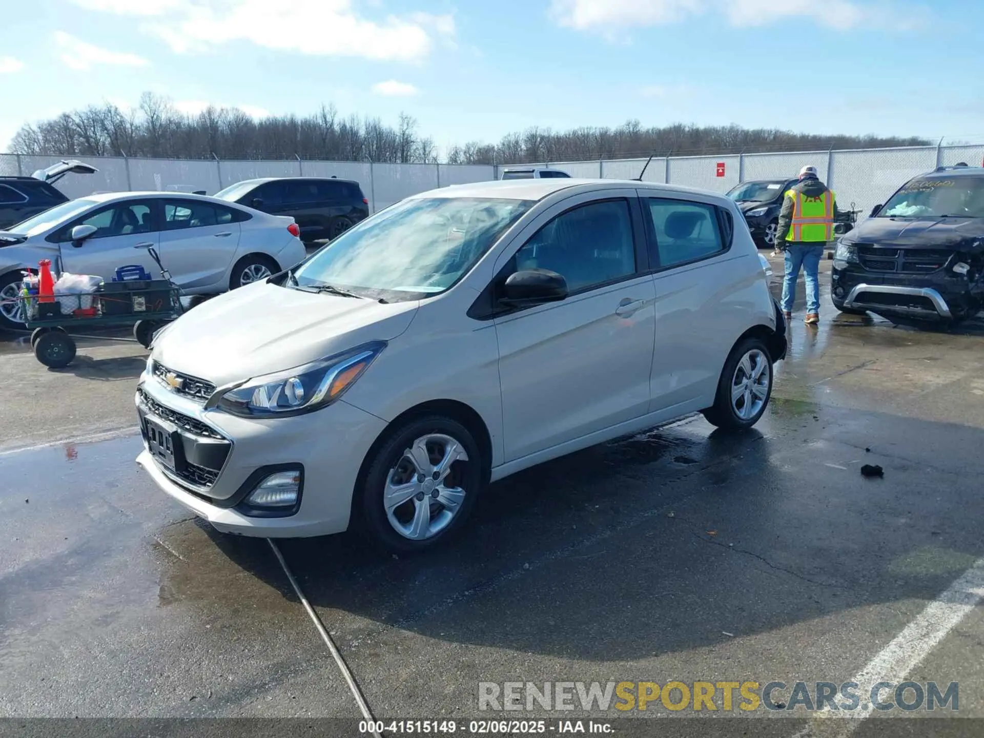 2 Photograph of a damaged car KL8CB6SA1KC809419 CHEVROLET SPARK 2019