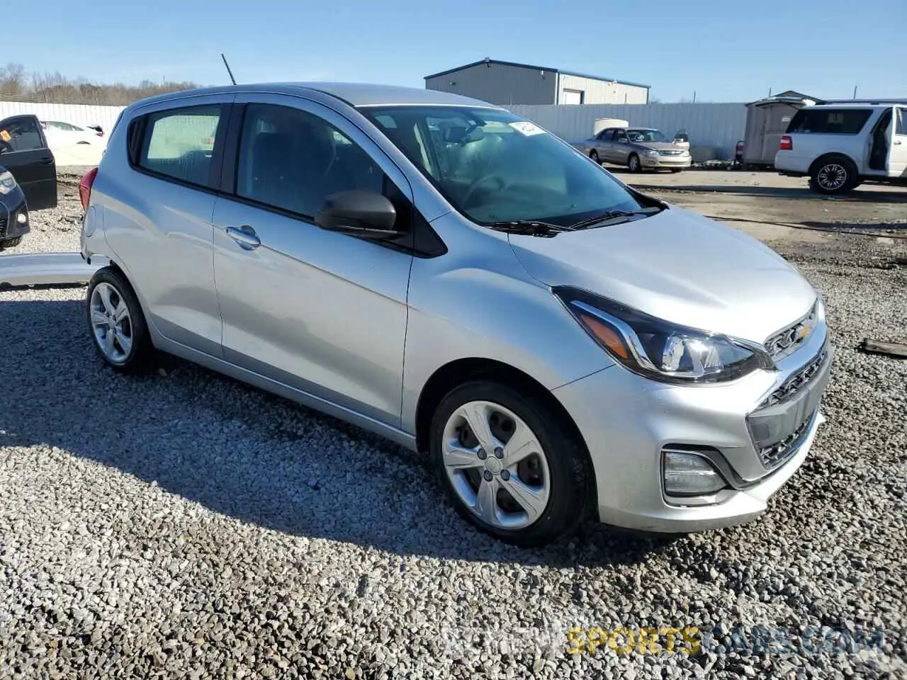 4 Photograph of a damaged car KL8CB6SA3KC702453 CHEVROLET SPARK 2019