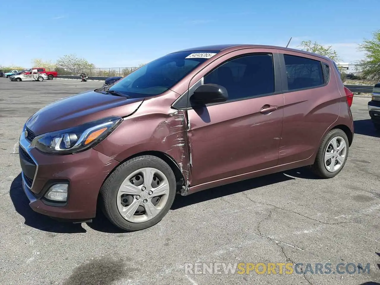 1 Фотография поврежденного автомобиля KL8CB6SA3KC743715 CHEVROLET SPARK 2019
