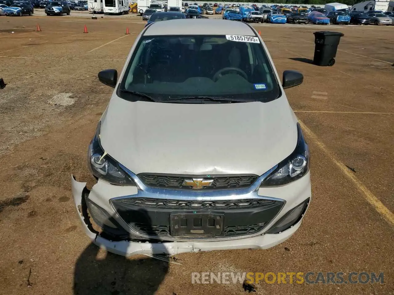 5 Фотография поврежденного автомобиля KL8CB6SA3KC818445 CHEVROLET SPARK 2019
