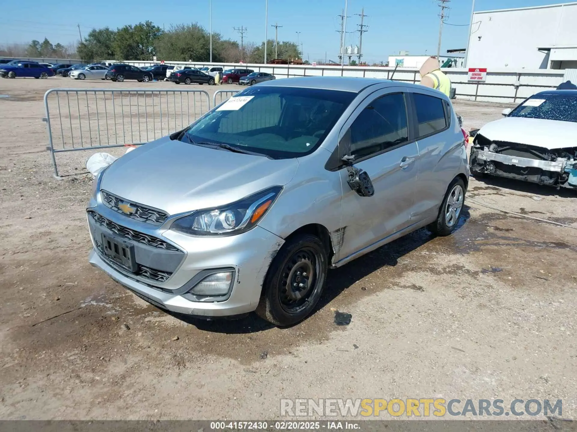 2 Photograph of a damaged car KL8CB6SA5KC703927 CHEVROLET SPARK 2019