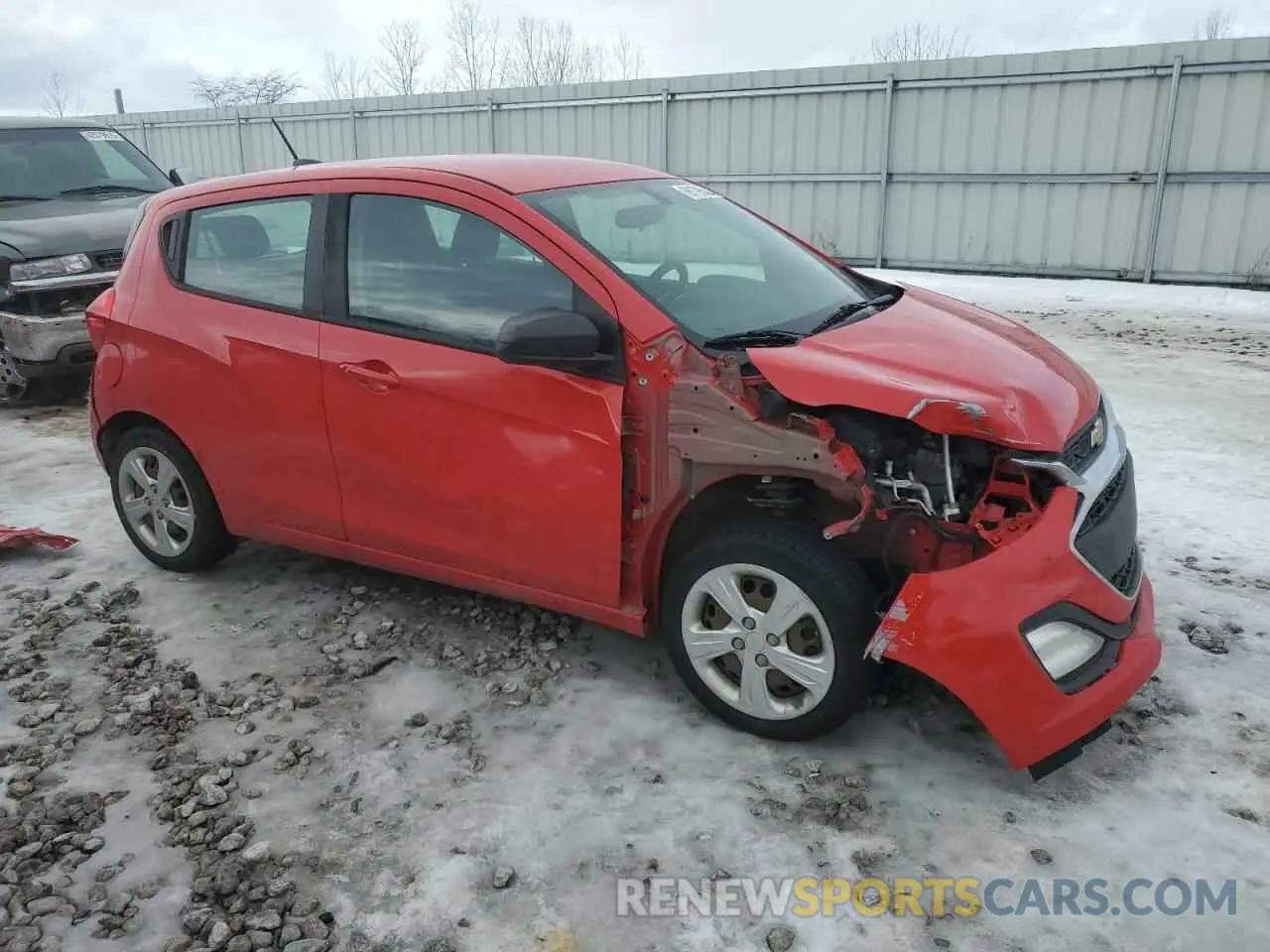 4 Photograph of a damaged car KL8CB6SA6KC704147 CHEVROLET SPARK 2019