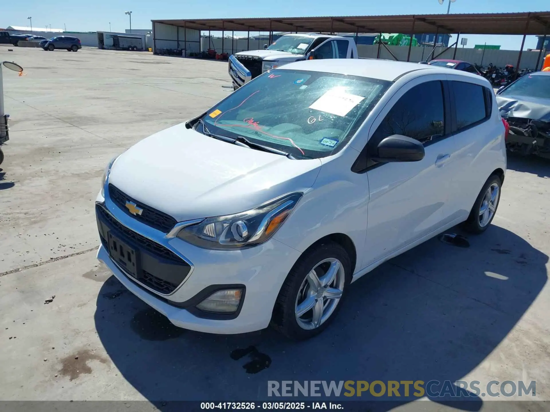 2 Фотография поврежденного автомобиля KL8CB6SA8KC729504 CHEVROLET SPARK 2019