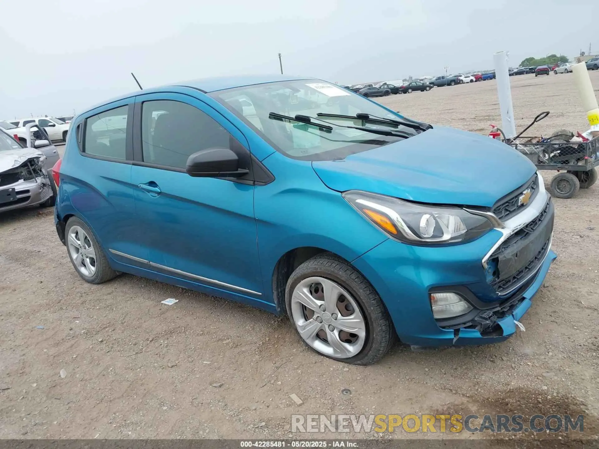 1 Photograph of a damaged car KL8CB6SA8KC785264 CHEVROLET SPARK 2019