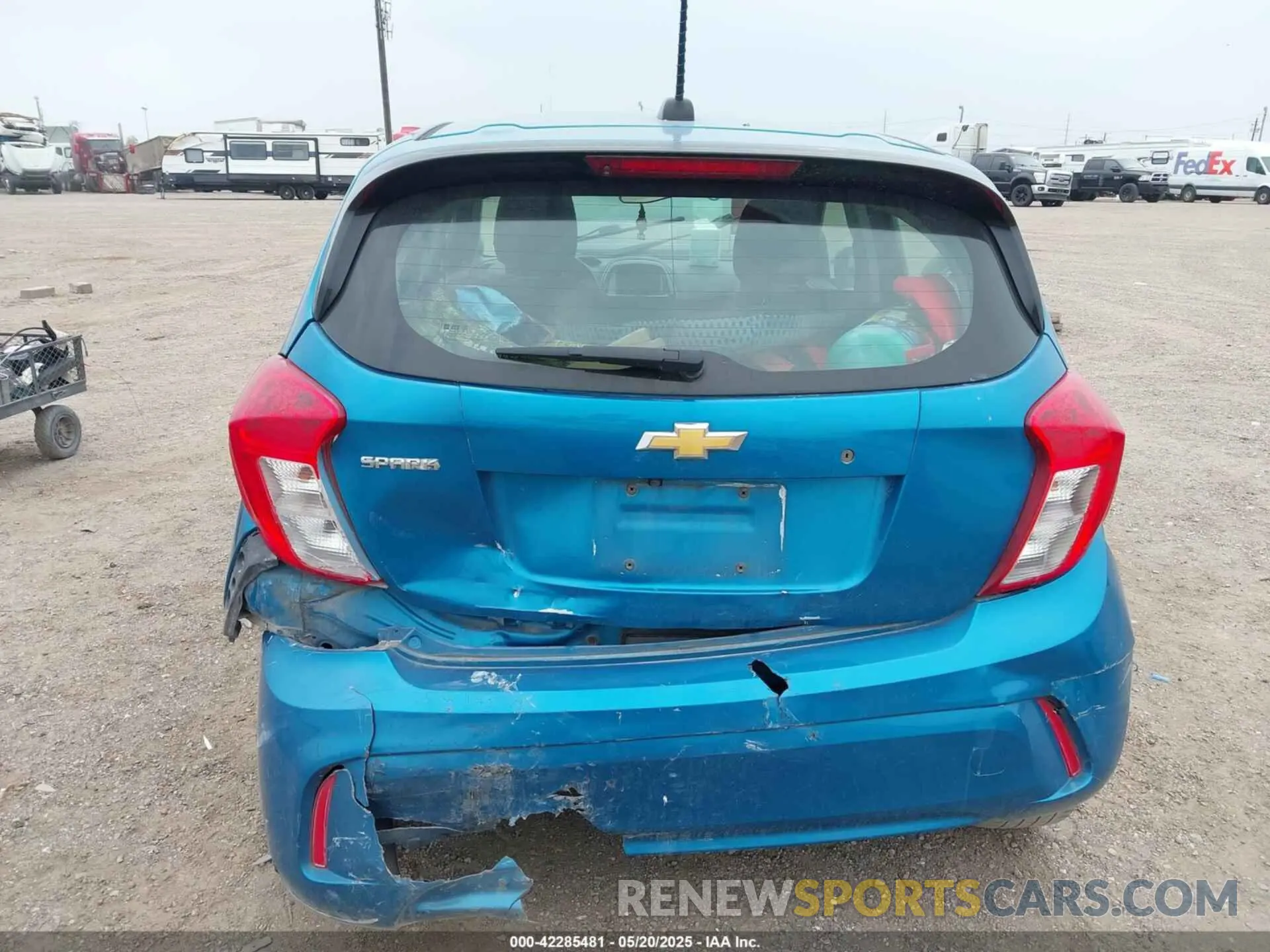 16 Photograph of a damaged car KL8CB6SA8KC785264 CHEVROLET SPARK 2019