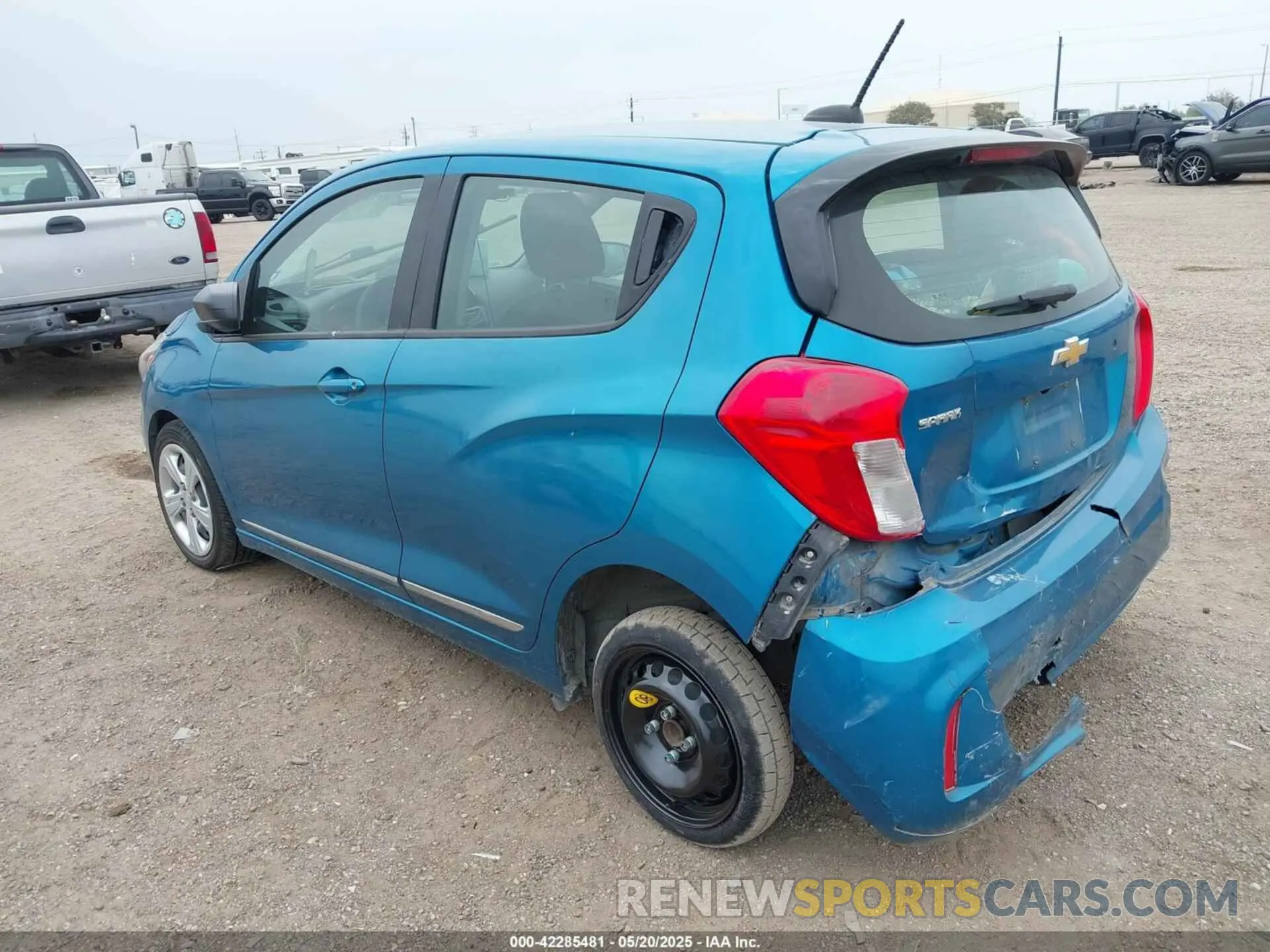 3 Photograph of a damaged car KL8CB6SA8KC785264 CHEVROLET SPARK 2019