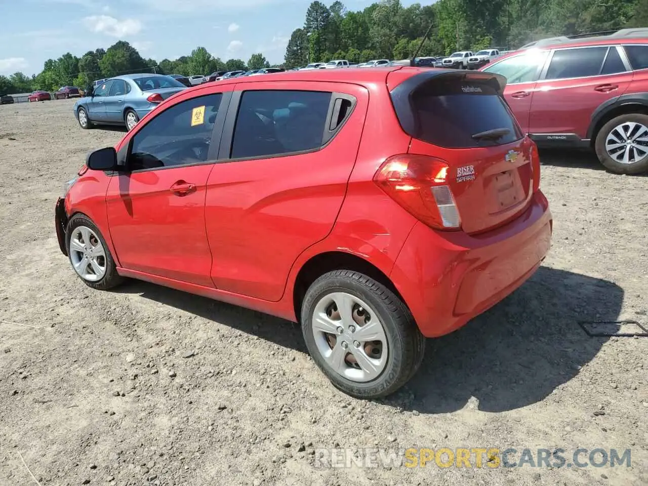 2 Photograph of a damaged car KL8CB6SA9KC809734 CHEVROLET SPARK 2019