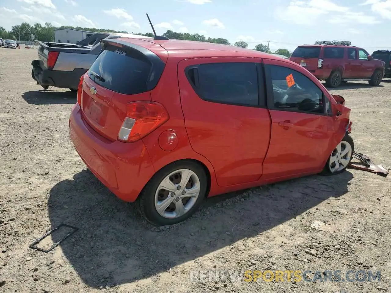 3 Photograph of a damaged car KL8CB6SA9KC809734 CHEVROLET SPARK 2019