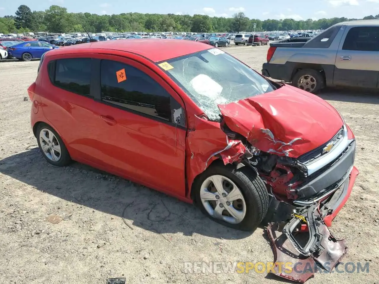 4 Photograph of a damaged car KL8CB6SA9KC809734 CHEVROLET SPARK 2019