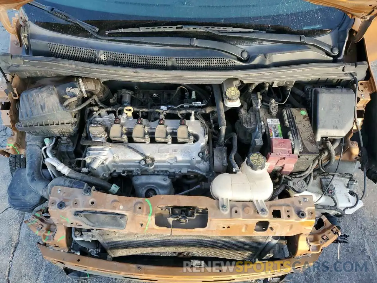 11 Фотография поврежденного автомобиля KL8CB6SAXKC706841 CHEVROLET SPARK 2019