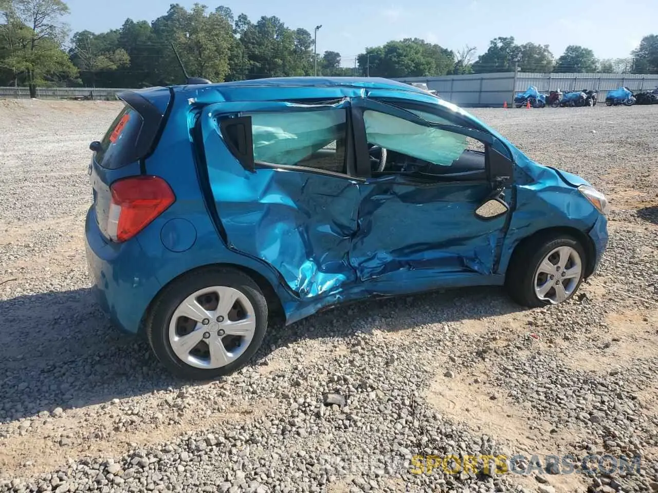 3 Photograph of a damaged car KL8CB6SAXKC742240 CHEVROLET SPARK 2019