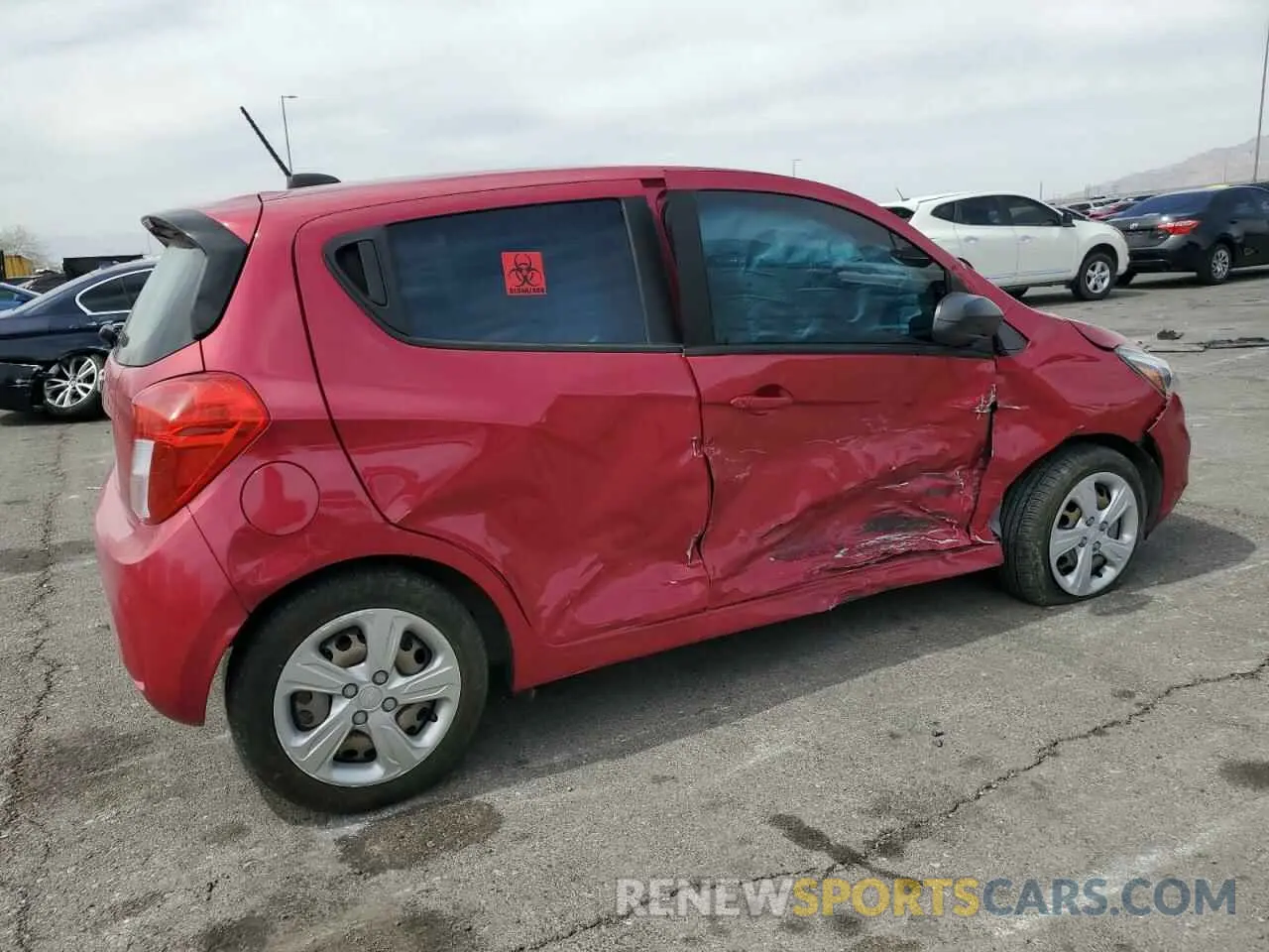 3 Photograph of a damaged car KL8CB6SAXKC815672 CHEVROLET SPARK 2019