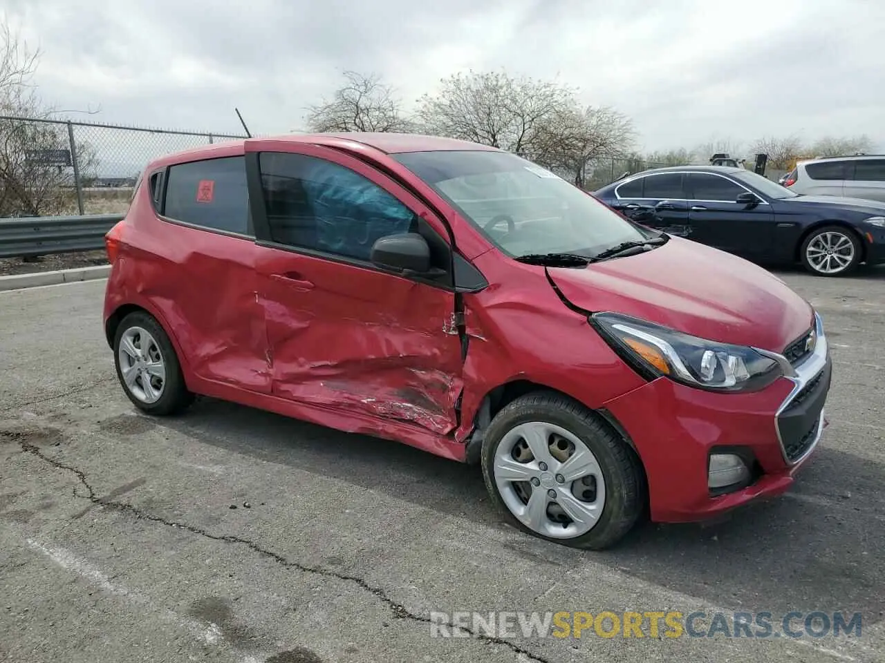 4 Photograph of a damaged car KL8CB6SAXKC815672 CHEVROLET SPARK 2019