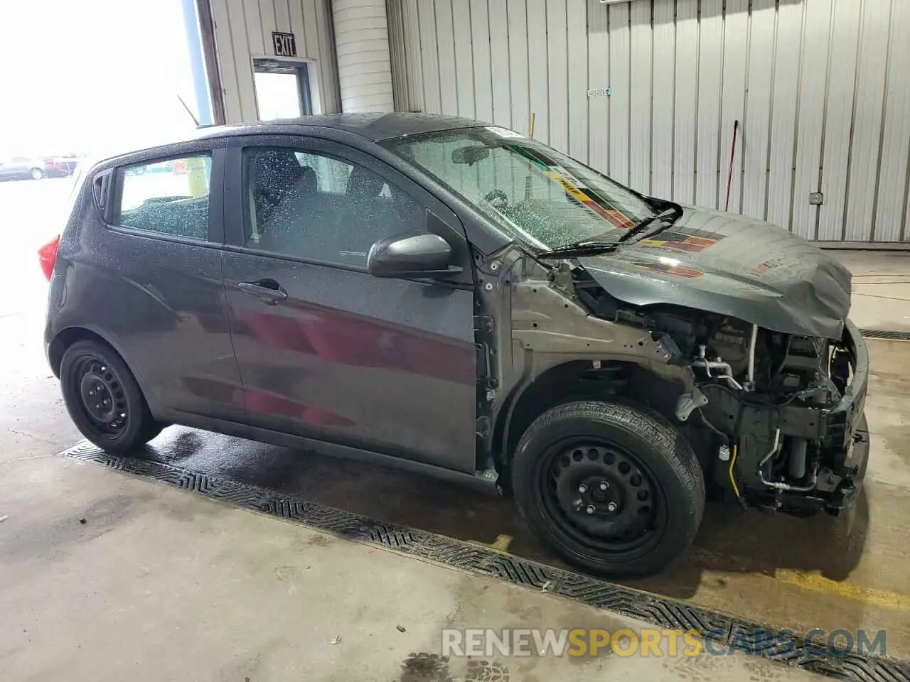 4 Фотография поврежденного автомобиля KL8CC6SA9KC723594 CHEVROLET SPARK 2019
