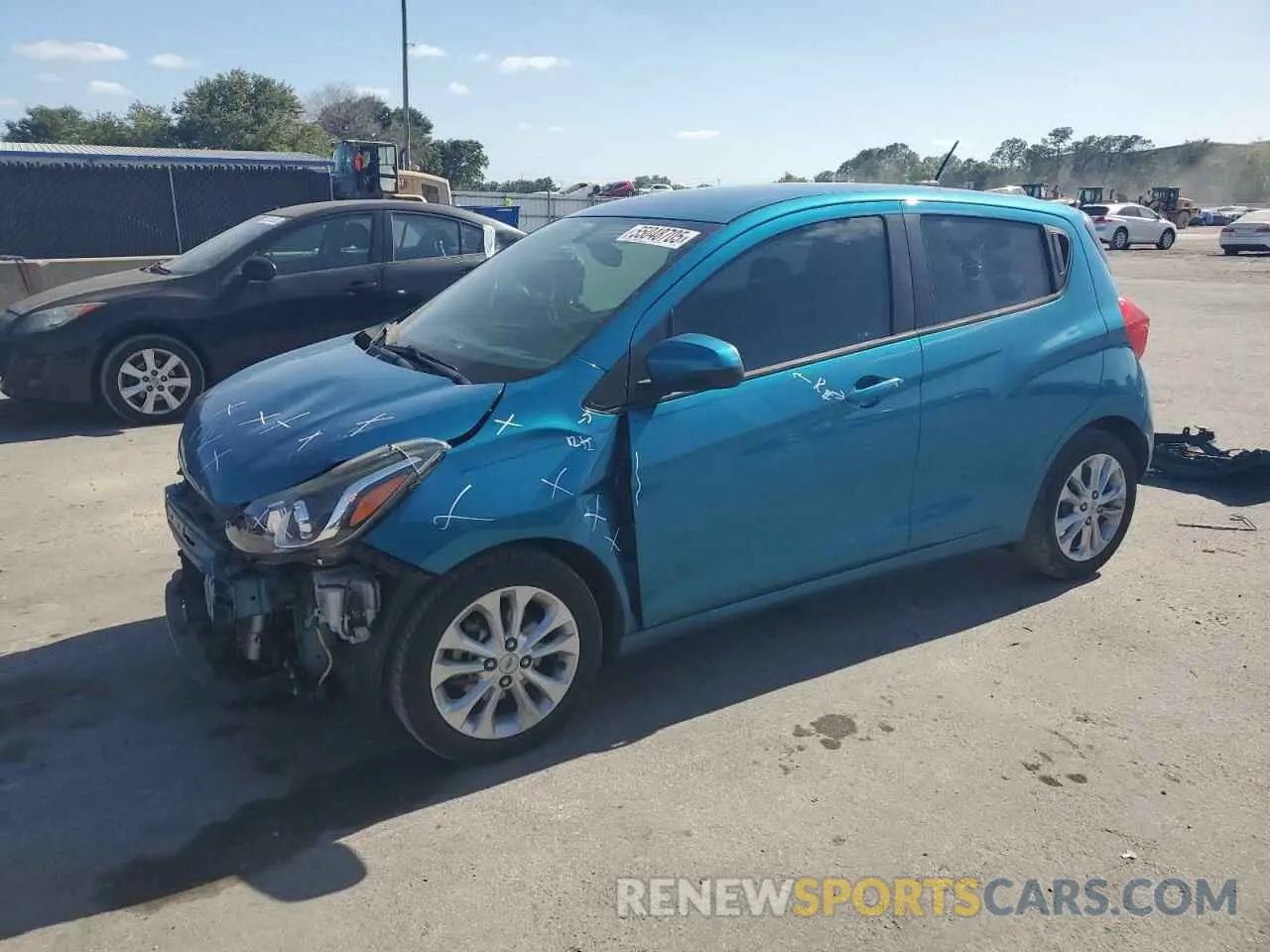 1 Photograph of a damaged car KL8CD6SA0KC722279 CHEVROLET SPARK 2019