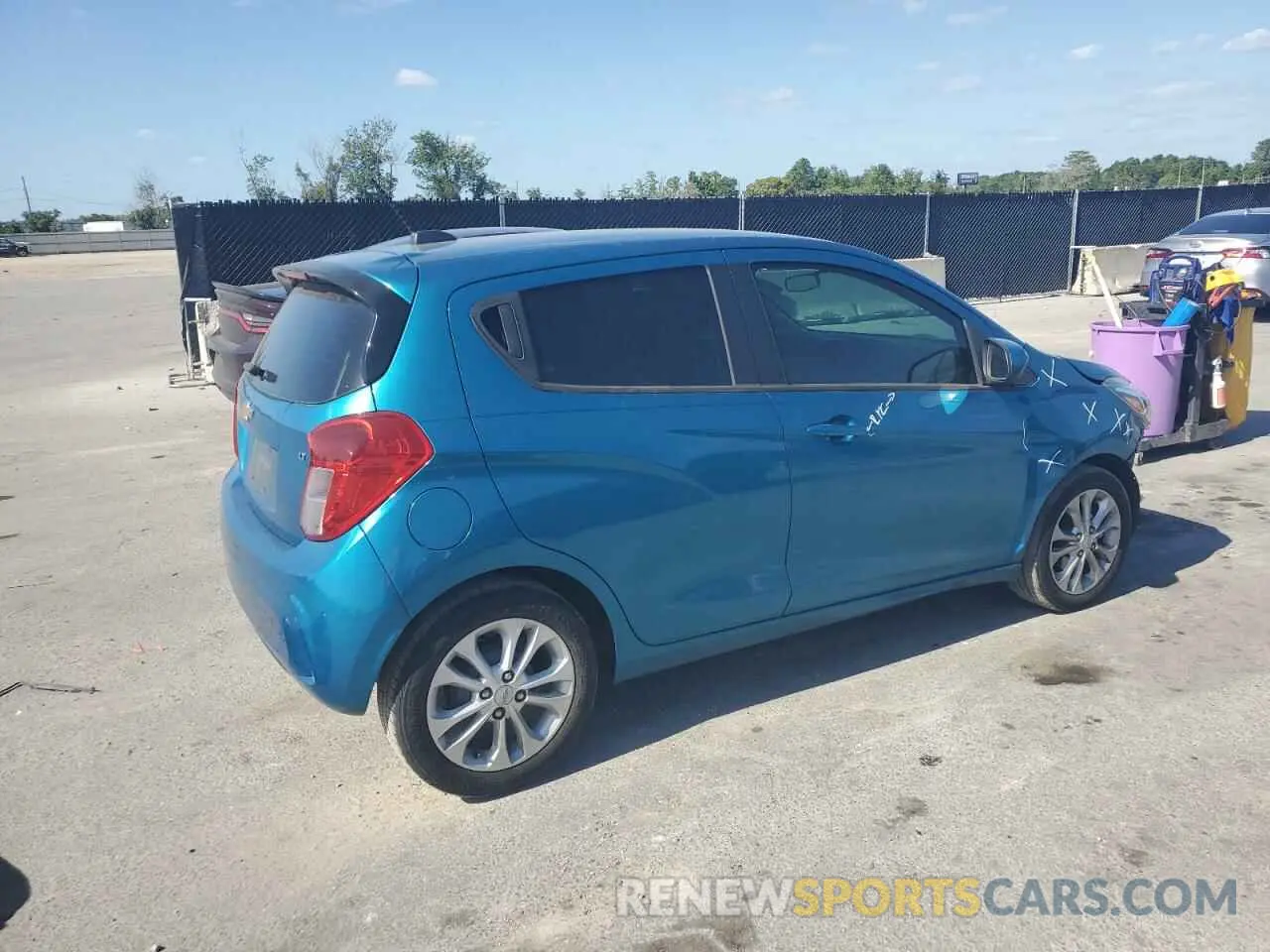 3 Photograph of a damaged car KL8CD6SA0KC722279 CHEVROLET SPARK 2019