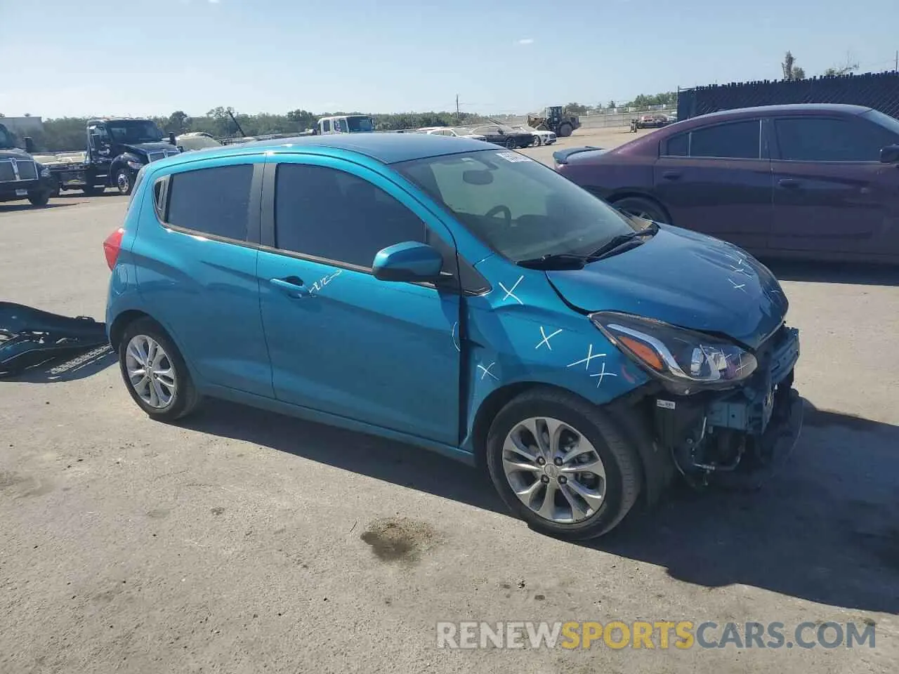 4 Photograph of a damaged car KL8CD6SA0KC722279 CHEVROLET SPARK 2019