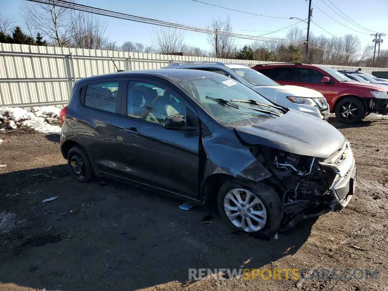 4 Фотография поврежденного автомобиля KL8CD6SA2KC725877 CHEVROLET SPARK 2019