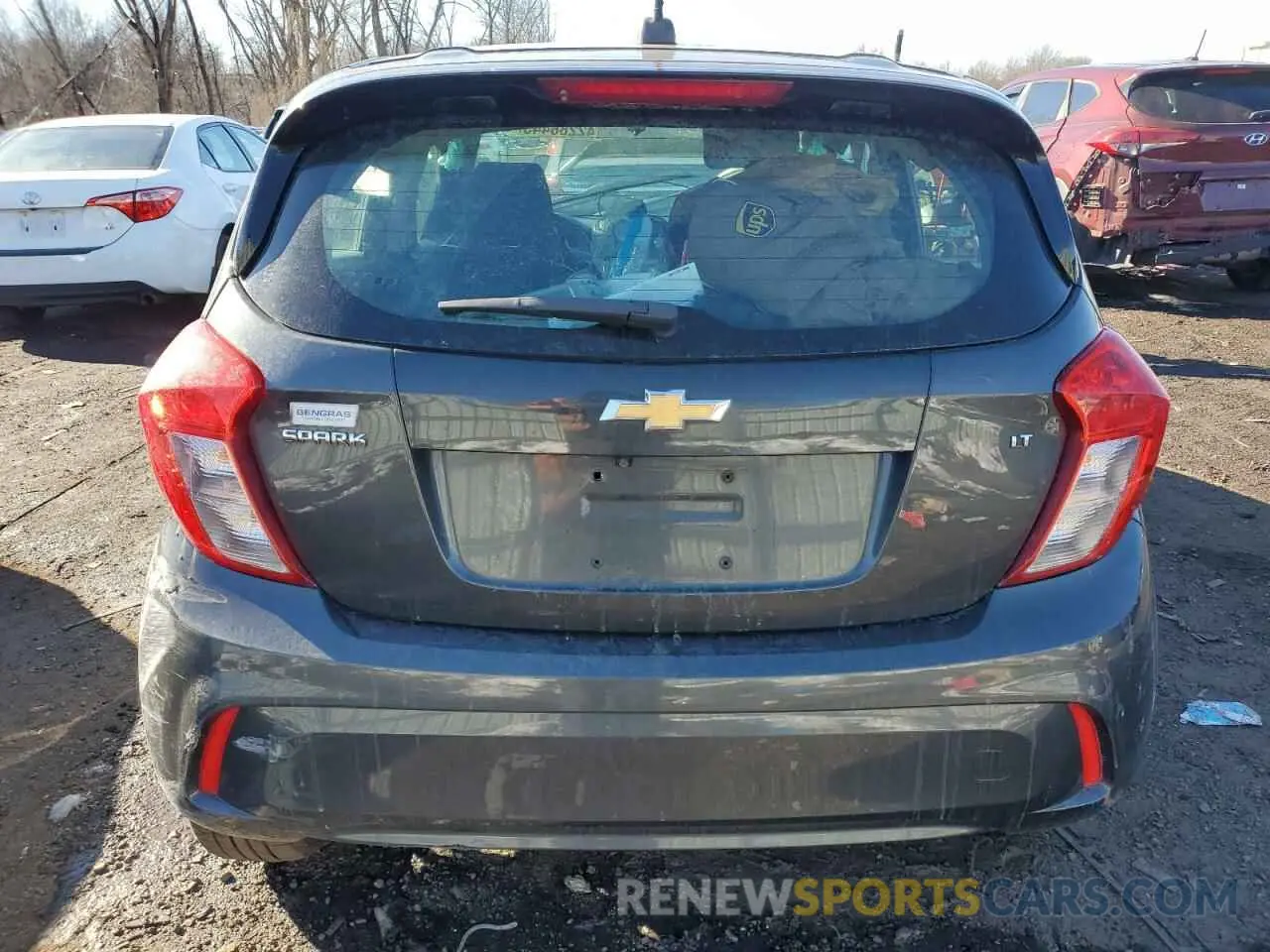 6 Фотография поврежденного автомобиля KL8CD6SA2KC725877 CHEVROLET SPARK 2019