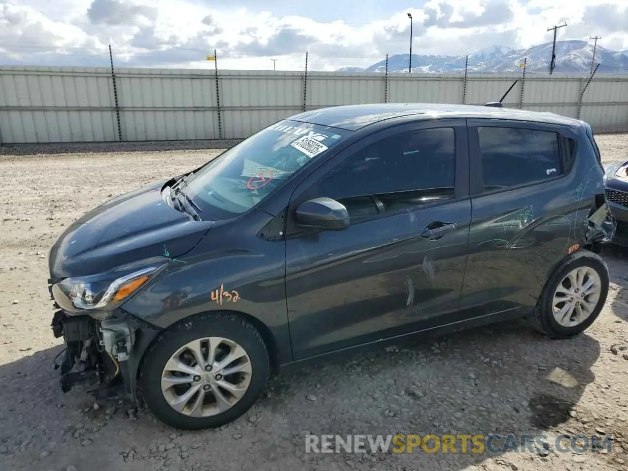 1 Photograph of a damaged car KL8CD6SA3KC709543 CHEVROLET SPARK 2019