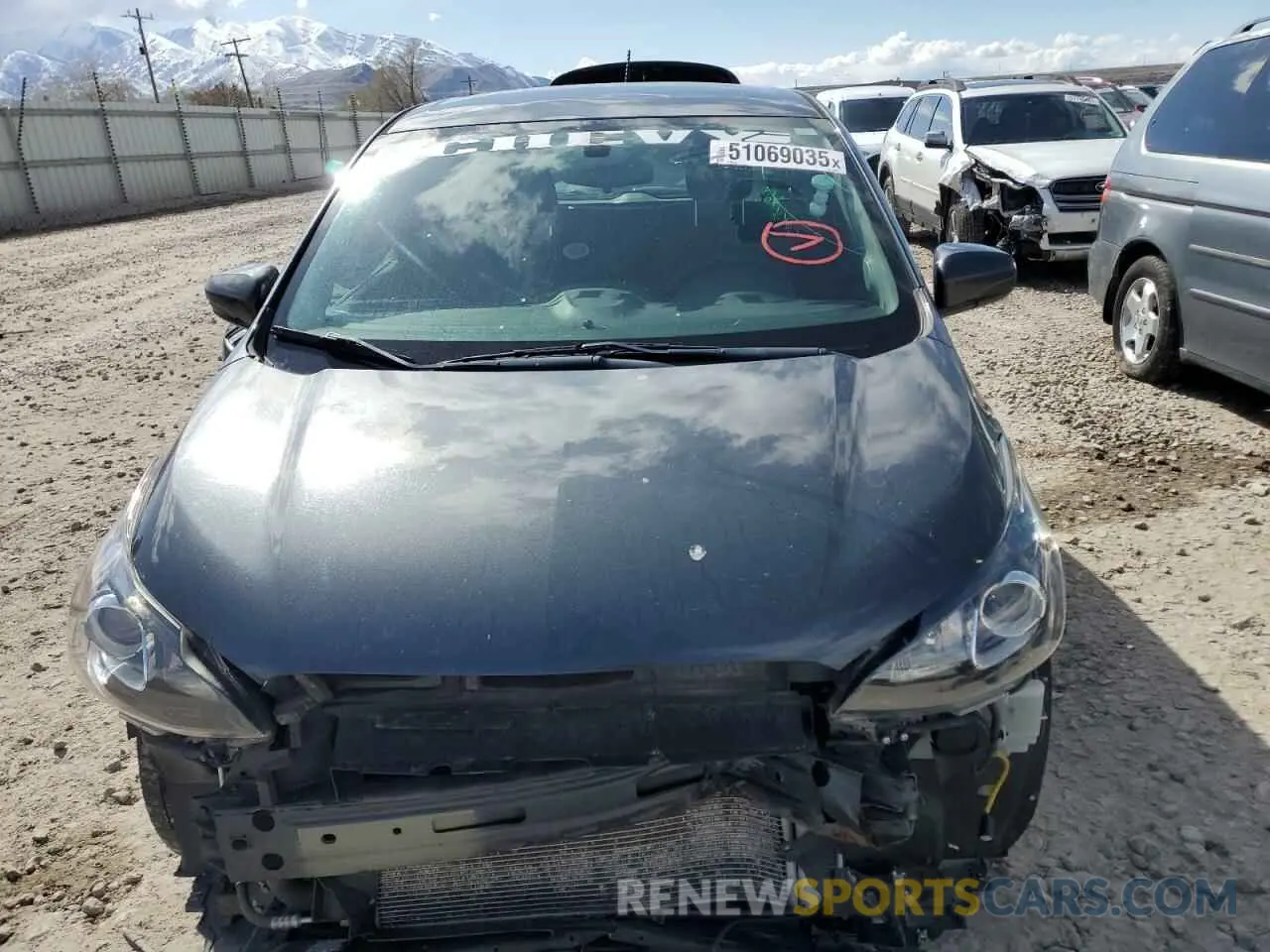 5 Photograph of a damaged car KL8CD6SA3KC709543 CHEVROLET SPARK 2019