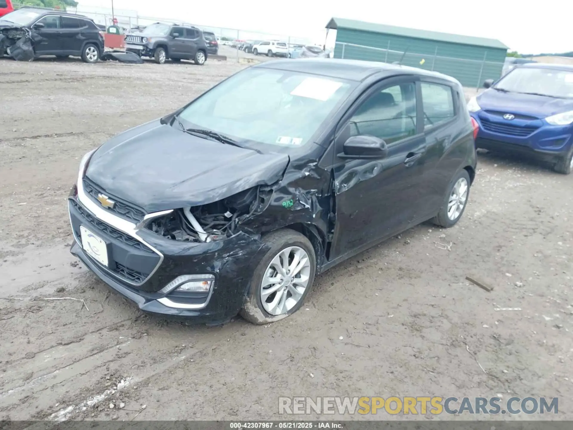2 Фотография поврежденного автомобиля KL8CD6SA5KC700049 CHEVROLET SPARK 2019