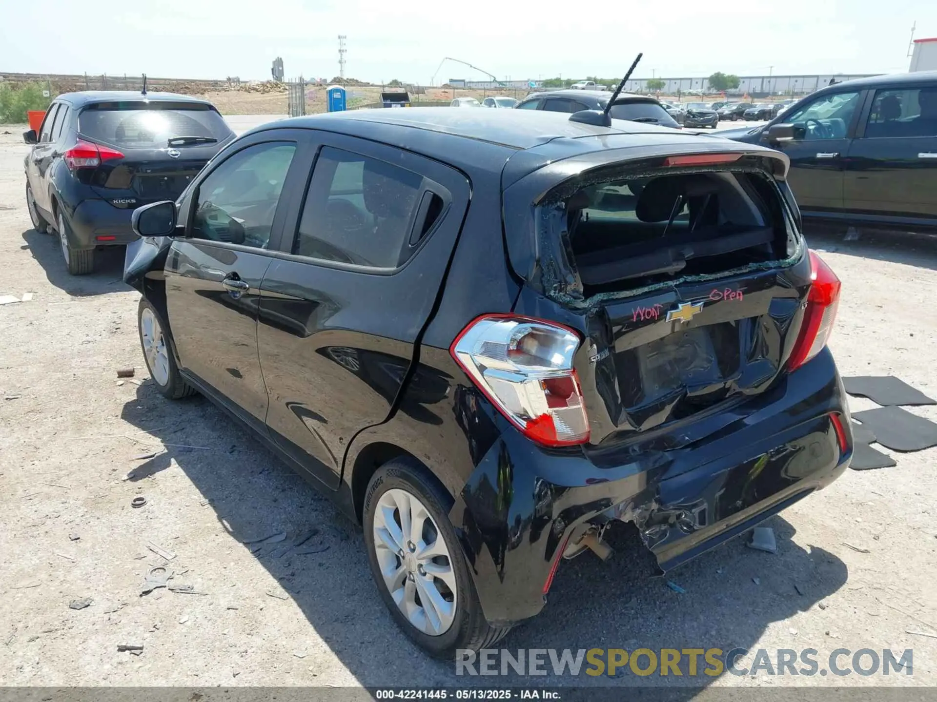 3 Photograph of a damaged car KL8CD6SA6KC715594 CHEVROLET SPARK 2019