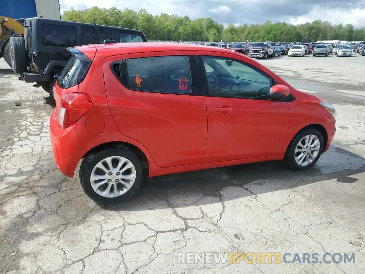 3 Фотография поврежденного автомобиля KL8CD6SA6KC787461 CHEVROLET SPARK 2019