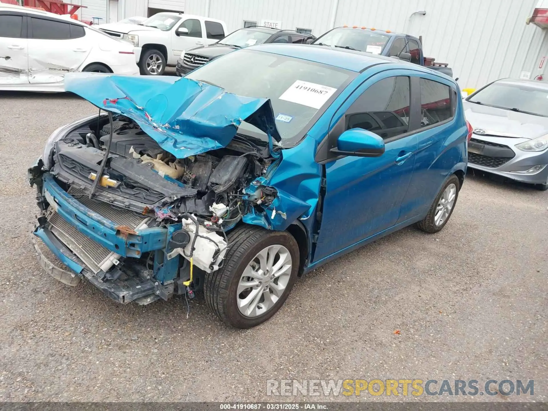 2 Photograph of a damaged car KL8CD6SA9KC728162 CHEVROLET SPARK 2019