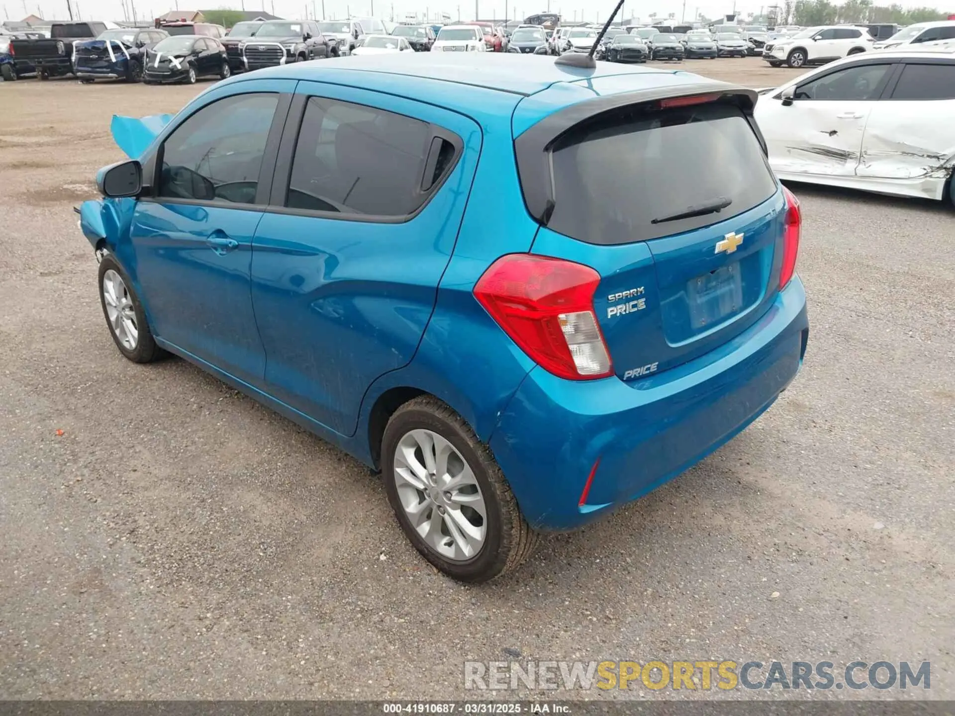 3 Photograph of a damaged car KL8CD6SA9KC728162 CHEVROLET SPARK 2019